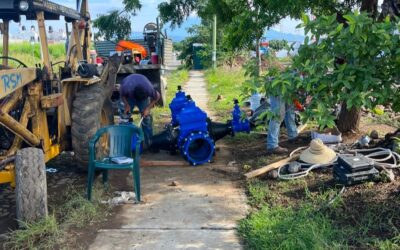 FORTALECE GOBIERNO ESTATAL INFRAESTRUCTURA HIDRÁULICA DE AGUA POTABLE EN AVENIDAS BICENTENARIO Y NIÑOS HÉROES