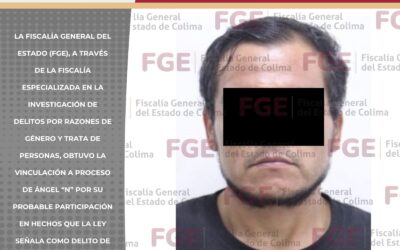 OBTIENE FGE VINCULACIÓN A PROCESO DE UN HOMBRE POR VIOLENCIA FAMILIAR
