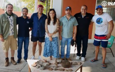 RECUPERA CENTRO INAH COLIMA MÁS DE 90 PIEZAS ARQUEOLÓGICAS EN TECUANILLO, TECOMÁN